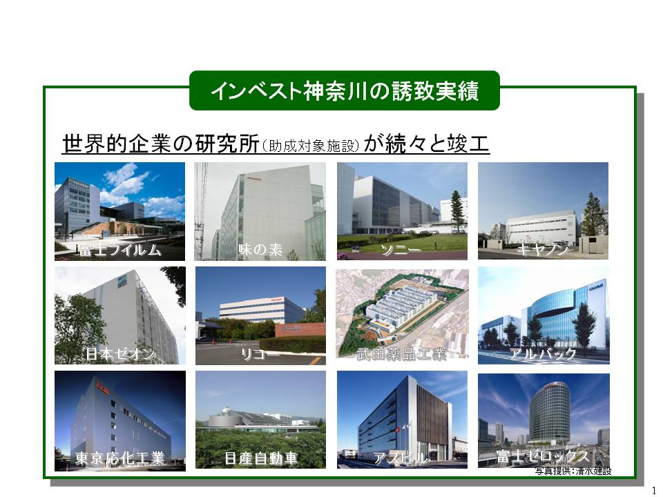 インベスト神奈川を活用して立地した企業例